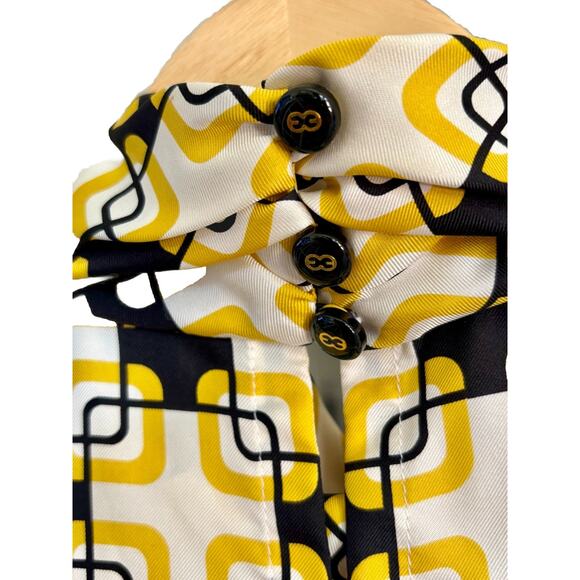 Escada 100% Silk Sleeveless Blouse Women’s Size 36 US Size 6 Vintage - Picture 5 of 13